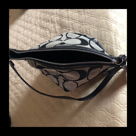 Coach Signature Logo Shoulder Bag - Picture 7 of 13